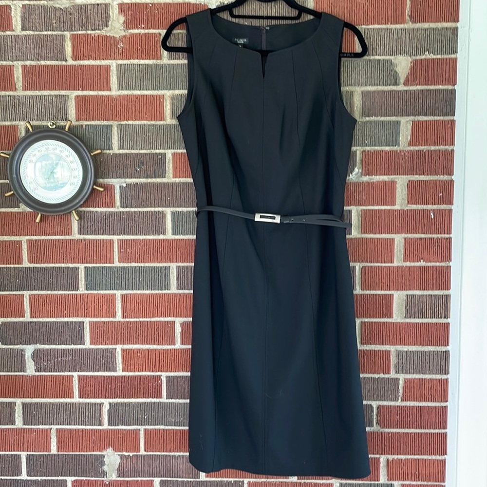 Talbots black shift dress
